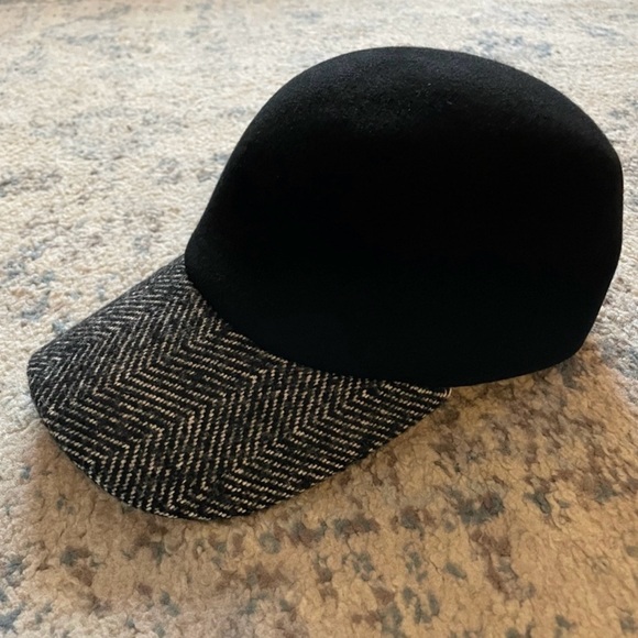 Herringbone Wool Hat Baseball Cap Modern Style - Picture 7 of 8